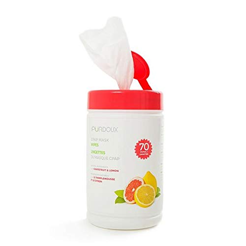Purdoux CPAP Wipes - Canister of 70 - Grapefruit/Lemon